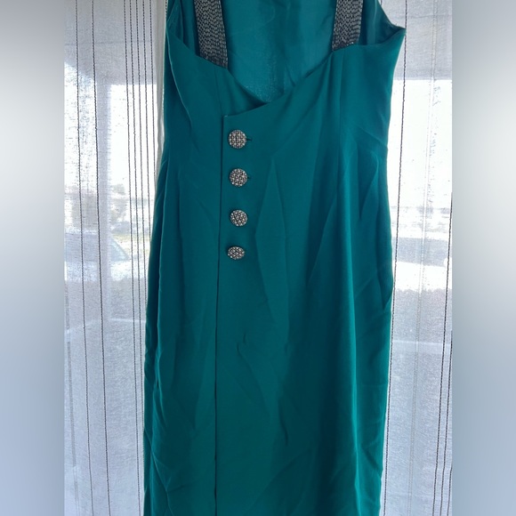 Green gorgeous evening dress - Picture 4 of 6